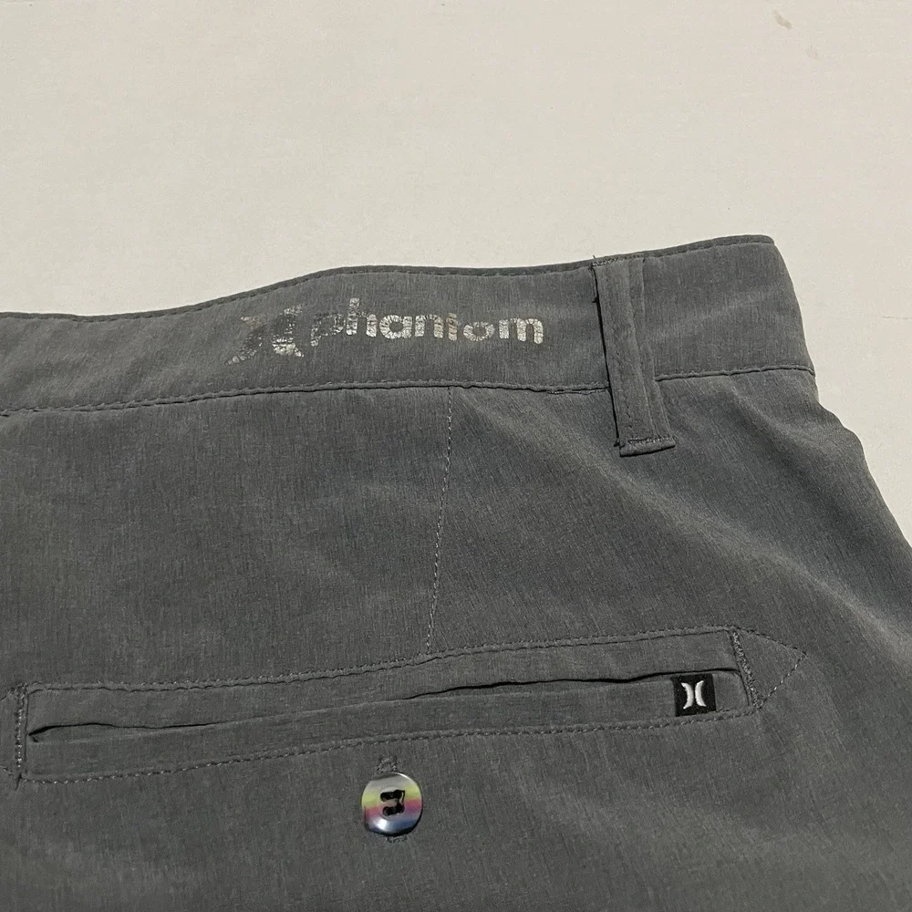 Hurley Phantom Shorts Mens Size 34 X‎ 10 Gray Casual Comfort Athletic
